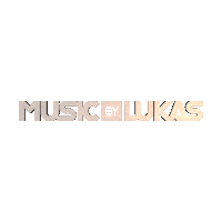 musicbylukas logo 3d dj edm Sticker