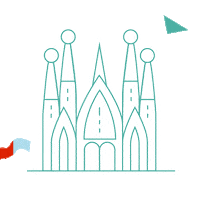 Travel Barcelona Sticker by BARNER
