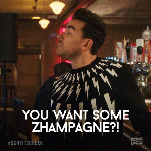 Drink Up Pop Tv GIF by Schitt's Creek