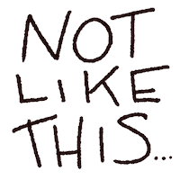 notmanywords no oh no matrix not like this Sticker