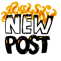 Fire New Post Sticker by Darién Sánchez