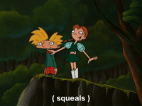 hey arnold nicksplat GIF