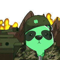War Army Sticker by SuperVerse