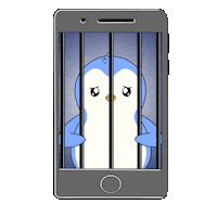 Penguin Prison Sticker by Pudgy Penguins