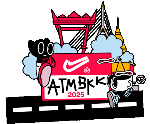Nike Running Bangkok Sticker by Nike
