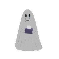 mariaedmaciel ghost fantasma sadghost lendoterror Sticker