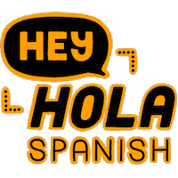 Heyholaspanish logo travel learning spanish Sticker