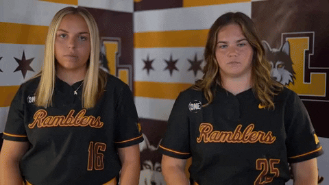 Loyola Softball GIF by LoyolaRamblers
