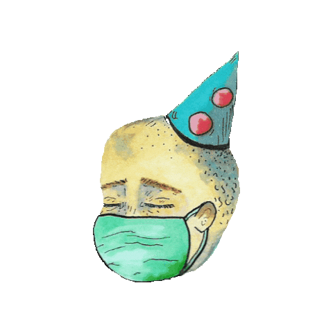 Dollholocaust sad birthday boy draw Sticker