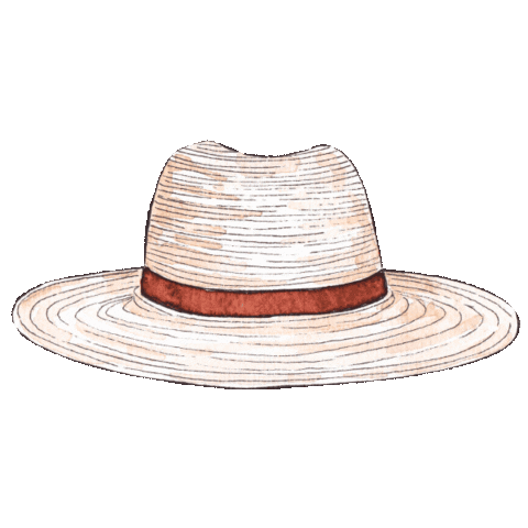 Hat Panama Sticker