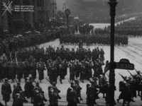 NationalWWIMuseum black and white military footage soldiers GIF