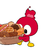 Party Eat Sticker