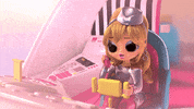 Cat Travel GIF by L.OL. Surprise!