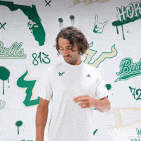 South Florida Tennis GIF by USF Athletics