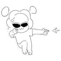 Happy Bam Bam Sticker by puncy-kun