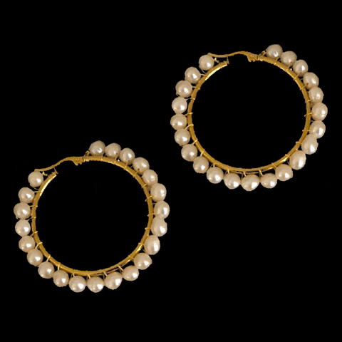Hoops Earrings GIF by Kichucollective