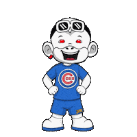 Happy Chicago Cubs Sticker by Zhot