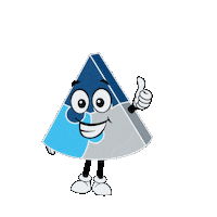 Kelaca logo puzzle kevin triangle Sticker