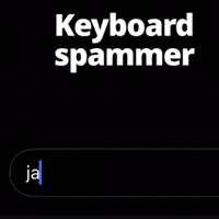 Text Spamming GIF