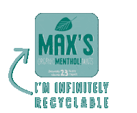 maxsmints vegan natural organic max Sticker