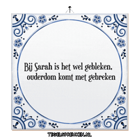 Wijsheid Spreuk Sticker by Tegelspreuken.nl