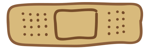 rubywly giphyupload hurt bandaid rubywly Sticker