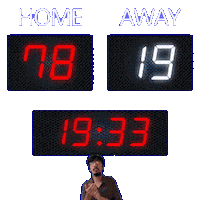 19 Away Sticker