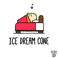 Ice Cream Sleeping GIF