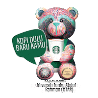 Local Artist Bearista Sticker by Starbucks Malaysia