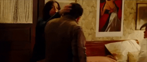 nothing like the holidays pillow fight GIF