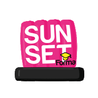 Pool Party Sunset Sticker by Forma Turismo