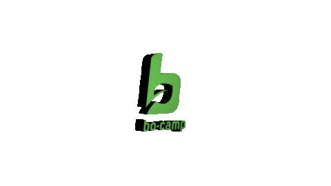 Bo-Camp giphyupload happy logo brand Sticker