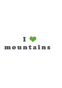 Heart Mountain Sticker by Alpenverein Vorarlberg