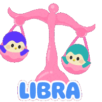 Zodiac Sign Penguin Sticker by Finch Care