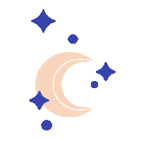 Night Stars Sticker by Wall-to-Wall