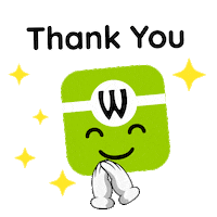 Thank You So Much Smile Sticker by Wakuliner