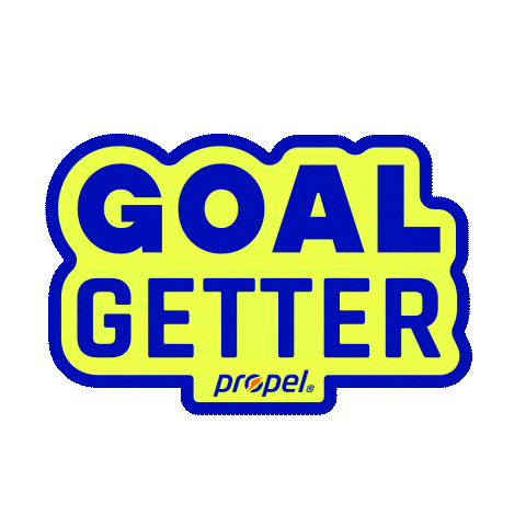 Goals Goal Getter Sticker by propelwater