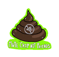 Vaikulinija shit poop stop bullying cut the crap Sticker