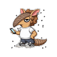 Phone Afro Sticker by Chillo Dillo