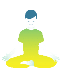 Meditation Relaxing Sticker by Smiling Mind