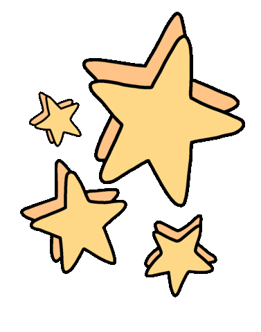 Yellow Stars Sticker