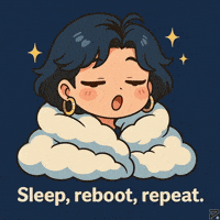 Hana Yawning GIF by Persona