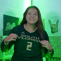 South Florida Volleyball GIF by USF Athletics