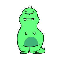 pinchejoje dance dancing dinosaur dino Sticker