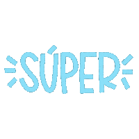 nylacuarelas text super lettering texto Sticker