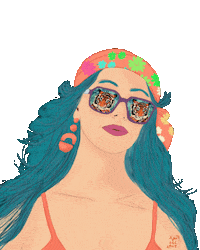 Girl Fashion Sticker