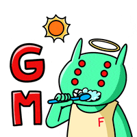CloverStudios crypto sun good morning nft GIF