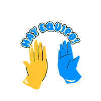 wearekilometro team time clap great Sticker