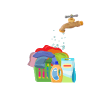 pfisterlatam water clothes laundry laundryday Sticker