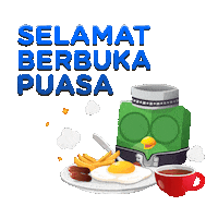 indonesia eat Sticker by Tokopedia